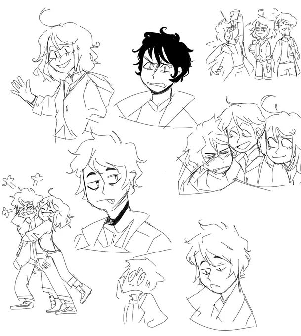 Fiz quando comecei a usar o medibang então o traço tá meio bugadinho 
