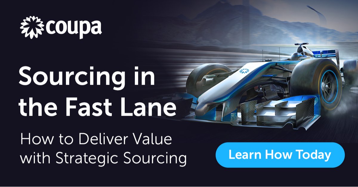 PallaviMathane's tweet photo. #SOURCING IN THE FAST LANE. Faster. Smarter. Unstoppable.
From multimillion-dollar savings to risk mitigation and ESG compliance, hop in the driver's seat to view the full value of strategic sourcing. https://t.co/9mwNU7KghA #bsm @coupa https://t.co/kkAMHvILeq