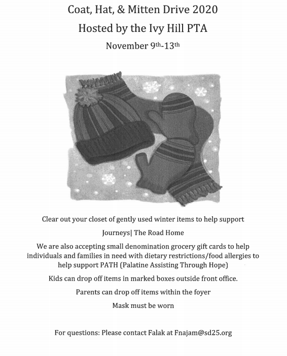 Ivy Hill cares! Please read the flyer below, and let's help those in our community. #ivyhillleague