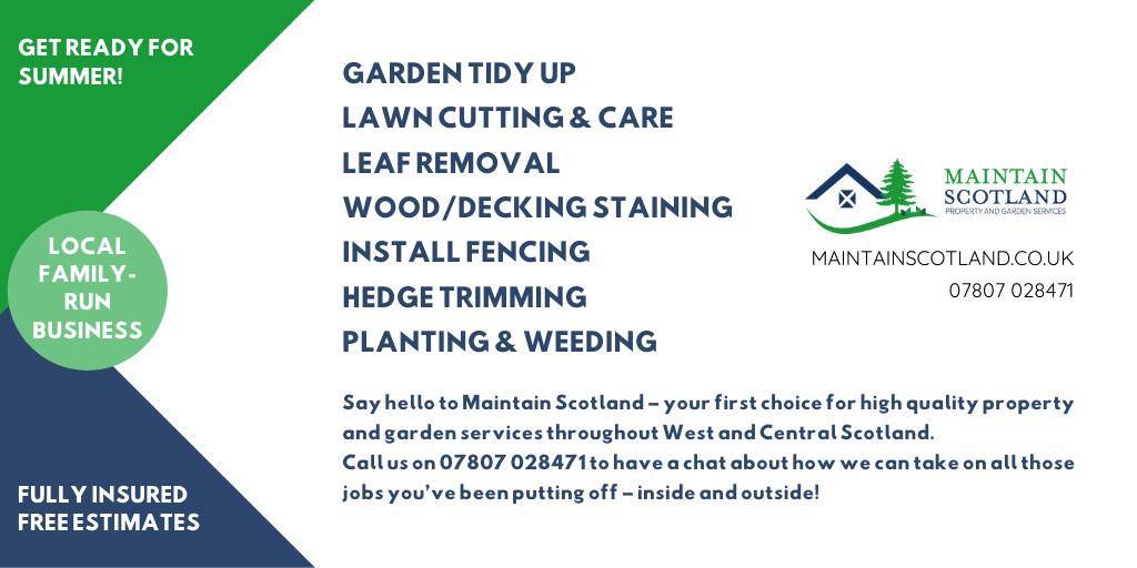 MaintainScot's tweet photo. Got some great photos of our latest garden transformation. It's very low maintenance &amp; Zen! 

Will post them once I've added our #MaintainScotland logo and website details to them all. Have a good evening :-) #Glasgow #EastRen #LoveYourGarden https://t.co/CmZa3WDcwo