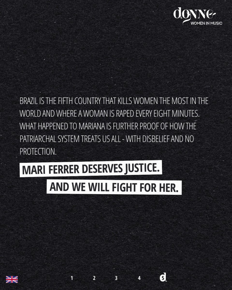 4/ A woman is raped in Brazil EVERY EIGHT MINUTES. What happened to Mariana is a serious precedent, which leaves Brazilian women without justice against powerful tycoon men.