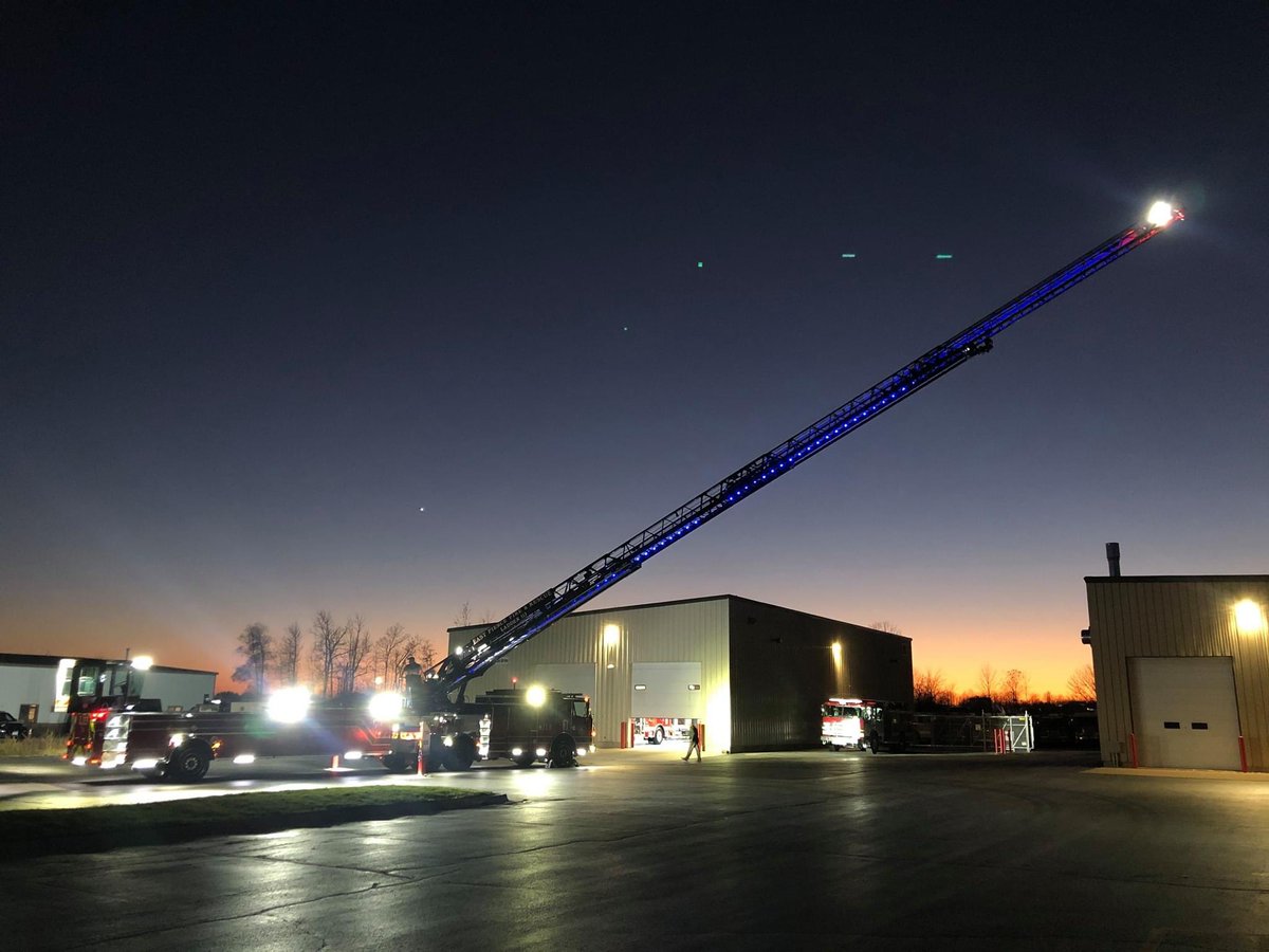 HughesfireHFE's tweet photo. Check out what the truck committee from East Pierce Fire & Rescue is up to this week!! ๐
The team is in Appleton, WI inspecting their new Pierce TILLER! This is the departments first tractor-drawn-aerial and it turned out amazing!
Thank you for choosing Hughes Fire and Pierce! https://t.co/7uXECjrPX5