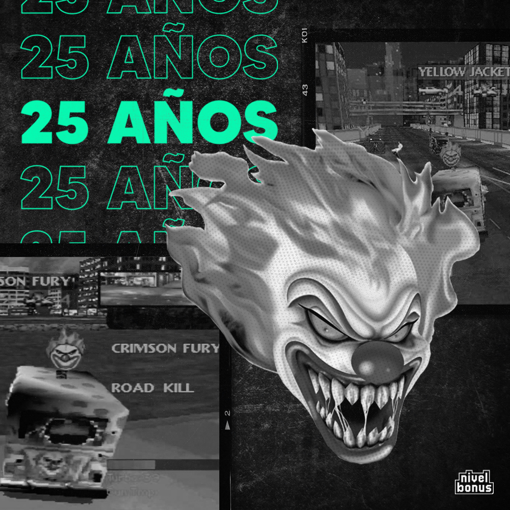 nivelbonus's tweet photo. 📅 #UnDíaComoHoy, 5 de Noviembre de 1995, se lanzó #TwistedMetal, un #videojuego de combate vehicular desarrollado por #SingleTrac, producido por #Sony Interactive Studios America y publicado por Sony Computer Entertainment para la #PlayStation.
¿Recuerdas este juego? 🔥🤡 https://t.co/046IklJB85