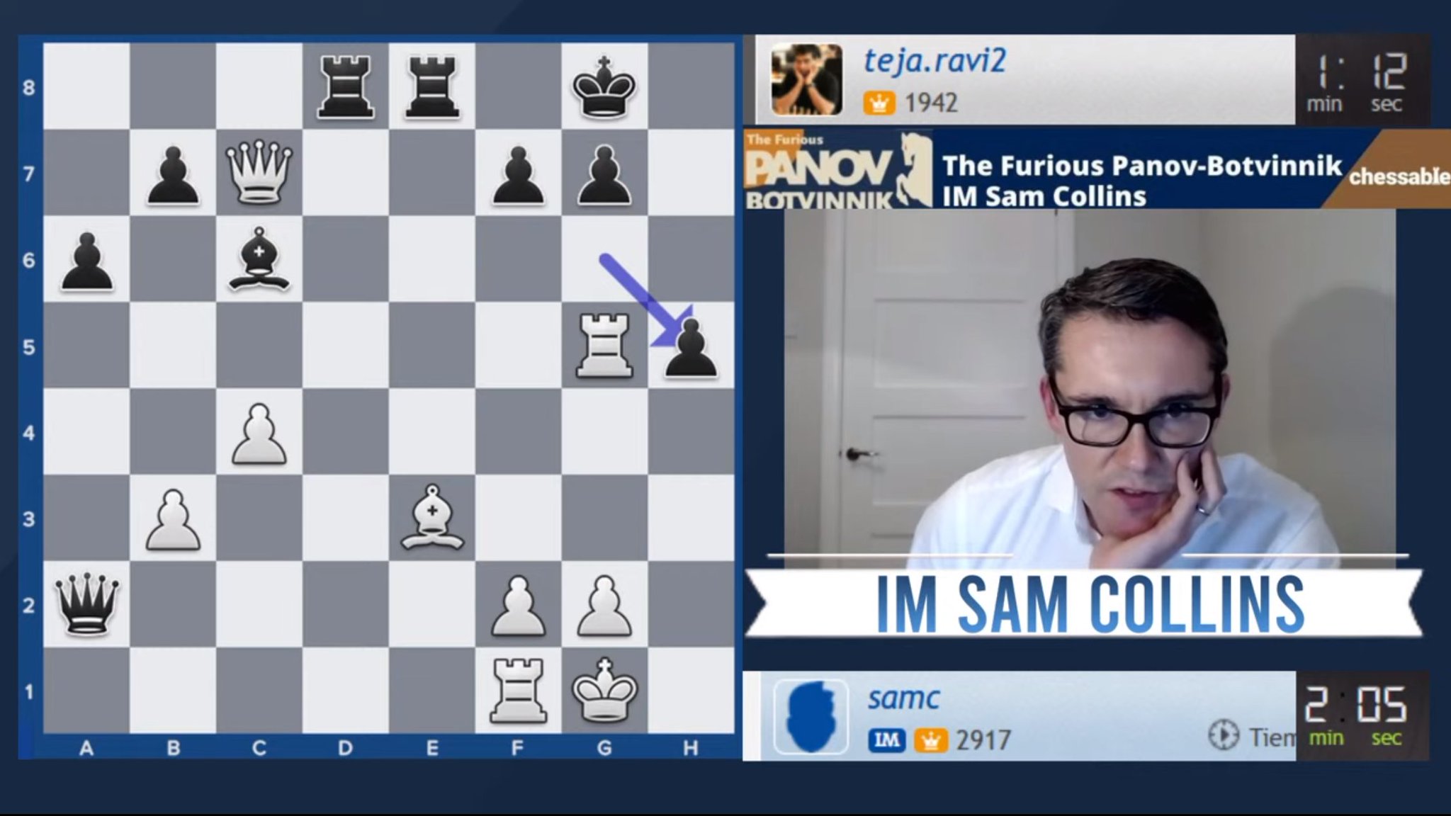 Chess with Sam Collins