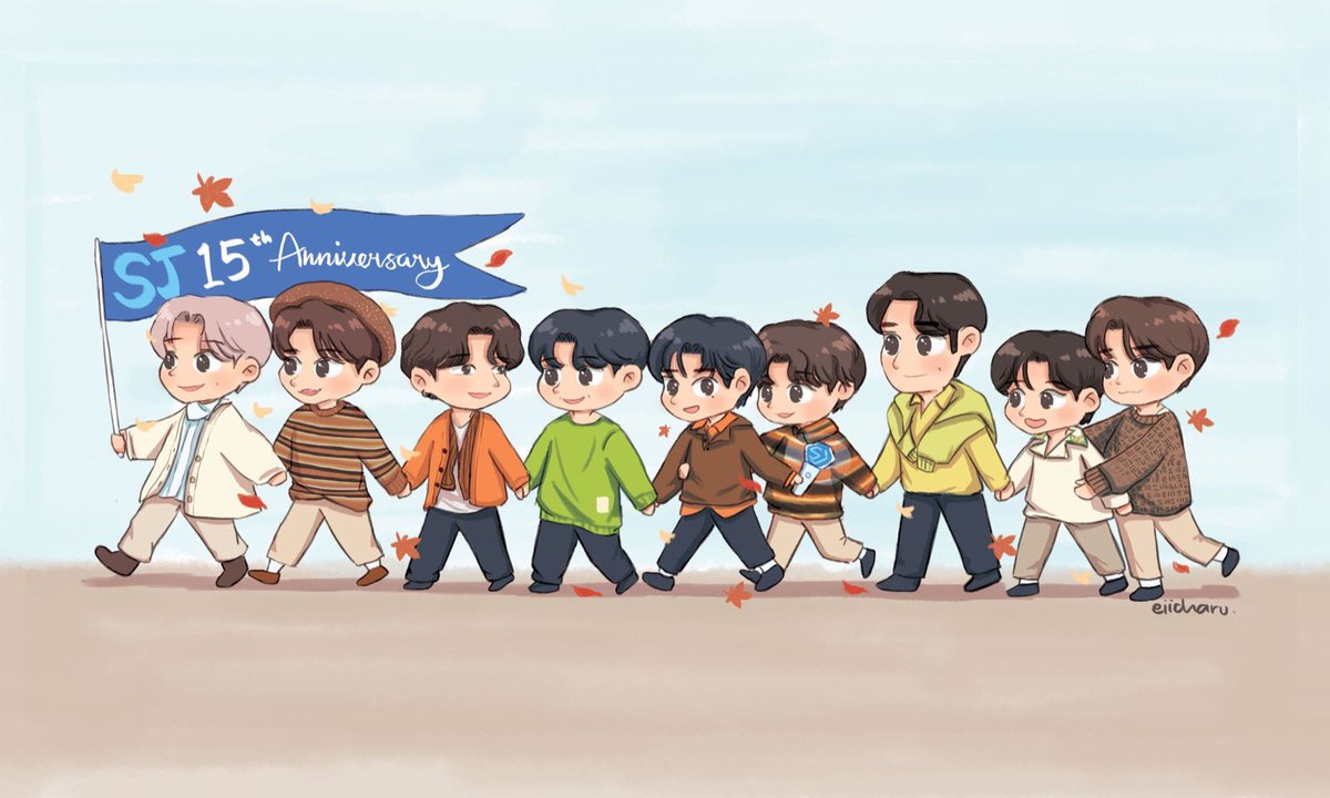 anhthuminh's tweet photo. Chợt nhận ra trên con đường thanh xuân đó có  tất cả chúng ta.
#슈퍼주니어 #SUPERJUNIOR #15thAnniv_WalkTogether #달려온15주년_손잡고걸을까
Cer: on pic https://t.co/t5uLfoaltl