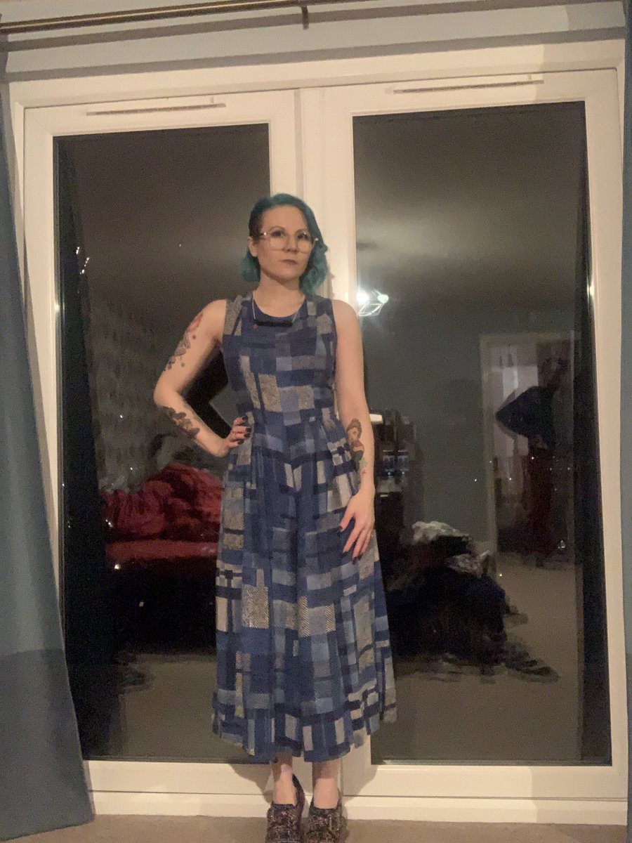 RachaelGoucher's tweet photo. Outfit of the day, day 42. Cute dress, right? Wrong! It’s a jumpsuit with culottes 😍😍😍😍 #outfitoftheday #whatiworetoday #teacherfashion #cullotes https://t.co/zGhvJ0NM18
