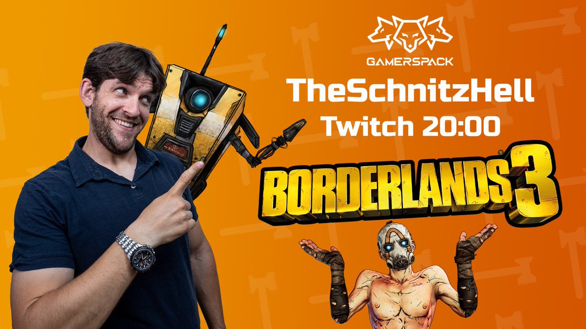 GamersPackIL's tweet photo. You can join @TheSchnitzHell , as he streams [Eng] #Borderlands3 on our twitch channel:
https://t.co/EjetLk7F3C
#TwitchStreamers #twitch https://t.co/bkB9Lep1ti