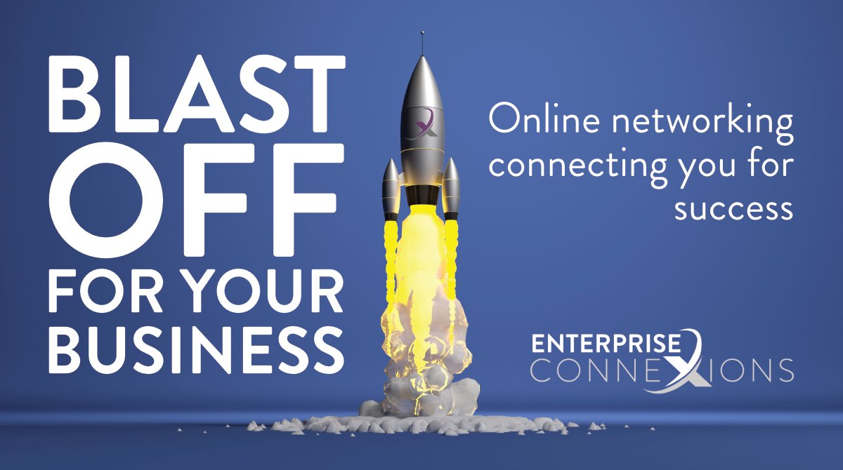 ECX_Central's tweet photo. BLAST OFF 🚀
Stay safe and network your business online with ECX. Geographics are out, no travel costs. It's a win win. 
Be our guest and have your first meeting on us 😃💜 https://t.co/5zGgwd6os4
#ECXperience #business #SMEUK #networking https://t.co/Vvf5g5CDZo