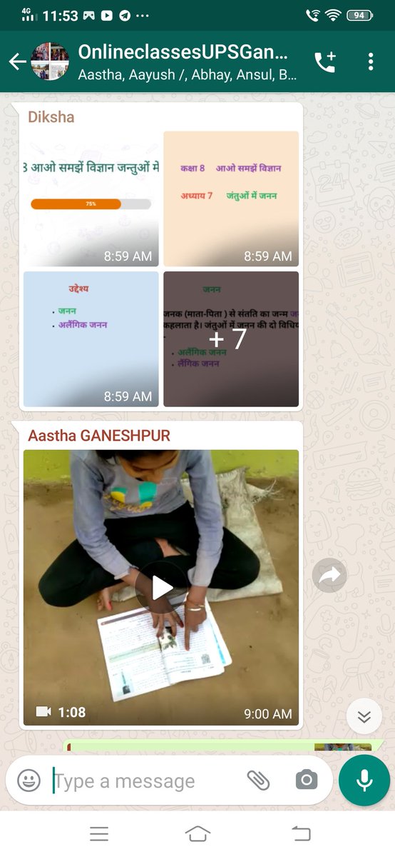 UGaneshpur's tweet photo. According to Mission prerna (E-pathshala Time Table phase-2)Students r doing work in Science Subject by using#diksha app & using also #readalongapp with enjoy#upsganeshpurmpi https://t.co/sKWbUOdIuq