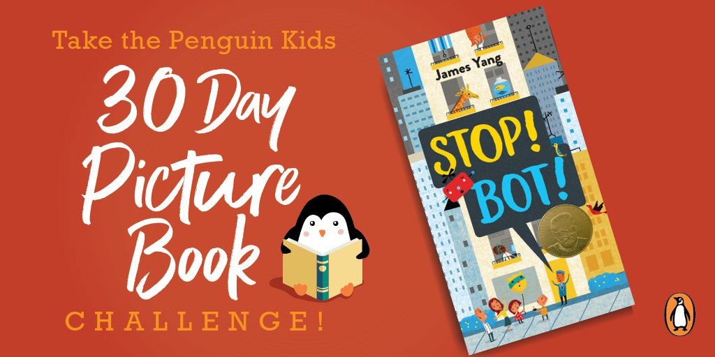 Today's challenge: Read a picture book mystery Our pick: STOP! BOT! by James Yang Learn more here:  http://bit.ly/2TWhmS9 