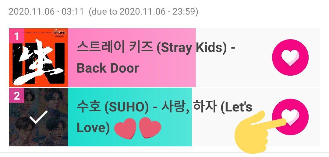 byulteam's tweet photo. Por favor encuentra el tiempo para votar por Let's Love Suho 🐰♥️ Te necesitamos ♥️🐰
▶https://t.co/bGY0RVVoUW
수호(사랑,하자)
#SUHO𓃺 #수호ꪔ̤̮ #김준면 #준면  #金俊勉 
#スホꪔ̤̮ #EXO #엑소 @weareoneEXO https://t.co/gWa3ySdxeG