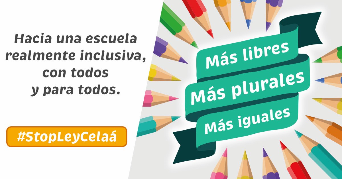 cavival's tweet photo. La #LOMLOE amenaza más de 260.000 puestos de trabajo y condena a DOCENTES, PAS y Personal complementario a realizar el mismo trabajo con peores condiciones laborales y salariales. NO les des la espalda. En @lasallearlep decimos #StopLeyCelaá #MasPlurales  @MasPlurales https://t.co/cFvwg2Bx1p