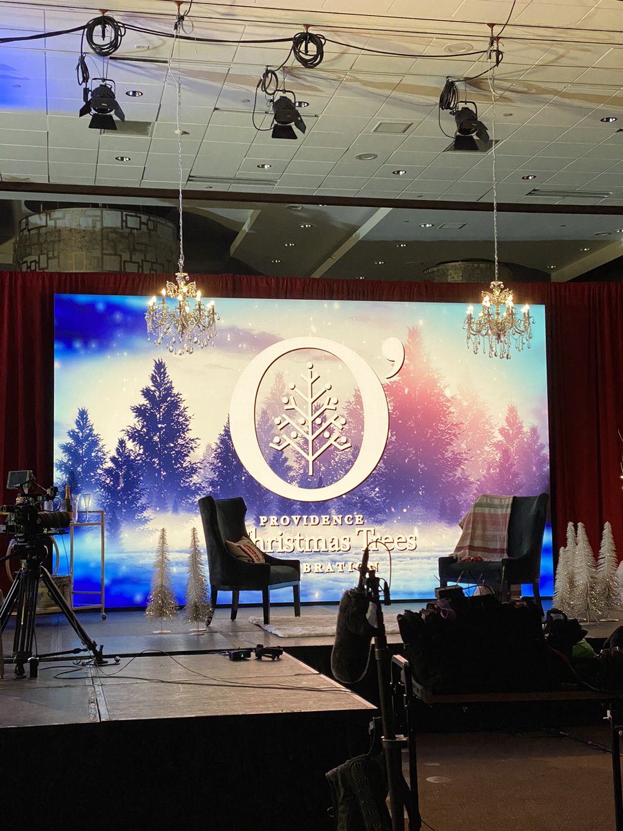 Blown away by the way non-profit organizations have pivoted during the COVID-19 pandemic!  Look at this set!  Taping the 2020 Providence O’Christmas Trees Gala at <a href="/WestinSeattle/">The Westin Seattle</a> with an incredible crew for such an important organization in our community.  #OTrees