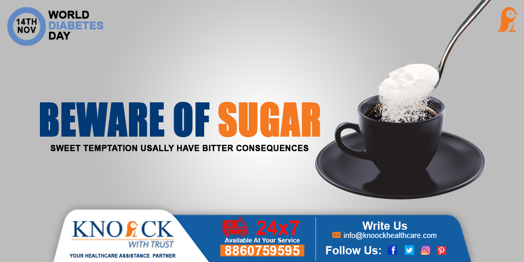 KnockHealthcare's tweet image. Are you at risk of #Diabetes?
Stats shows in every 8 sec someone is dying due to this disease &amp;amp; if left untreated, can lead to significant complications like #blindness #amputation #kidneyfailure &amp;amp; #brainstroke. 

#diabetesawareness #worlddiabetesday #healthtips
#knoockwithtrust