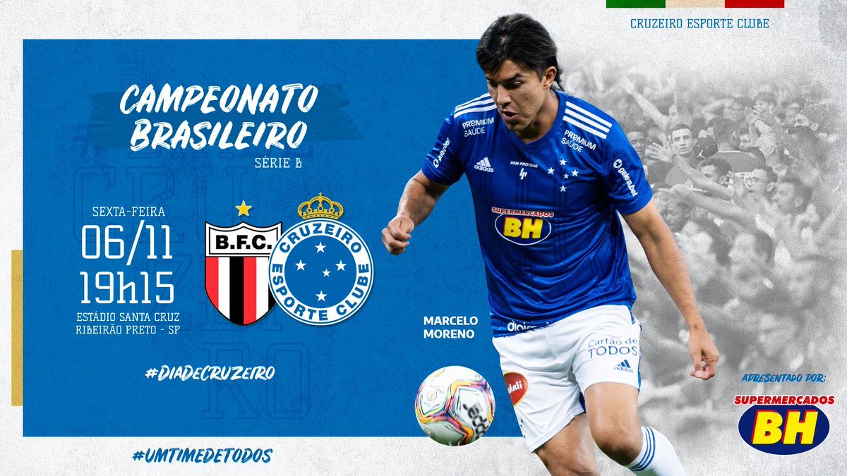 Cruzeiro's tweet photo. #HOJETEMCRUZEIRO! ⚪🔵🦊

Fora de casa, temos mais uma batalha para seguir em ascensão. Vamos buscar a vitória!

Pra cima, Cruzeiro! 👊

#DiaDeCruzeiro #BFSAxCRU https://t.co/rsG5LsxrN4