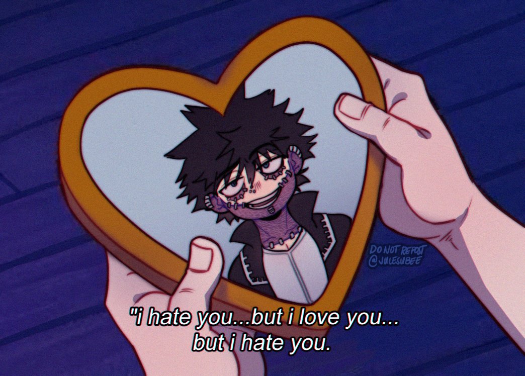 Jule Zines This Pretty Much Sums Up My Feelings About Dabi Dabi Bnha