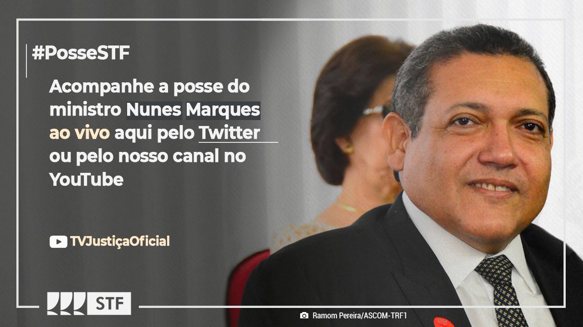 RadioeTVJustica's tweet photo. 📌 Além de assistir a #PosseSTF na programação da TV Justiça, você pode acompanhar por aqui: https://t.co/cpp6amnyj8 https://t.co/JpKICb7u1f