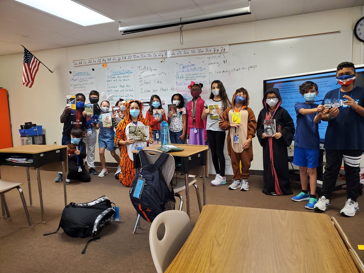 connierayo's tweet photo. Today we celebrate all books and parade our characters around! #kdepride #characterparade https://t.co/mvdrymRi4Y
