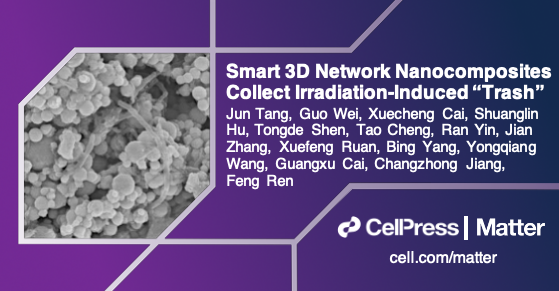Matter_CP's tweet photo. Feng Ren & coworkers at #WuhanUniversity create a nanocomposite of Fe nanocrystals and #CNTs as a high-performance structural material in #nuclearenergy applications!
Read it in #MatterIssue17: https://t.co/GYU2cs721F https://t.co/dFguFJ9XhO