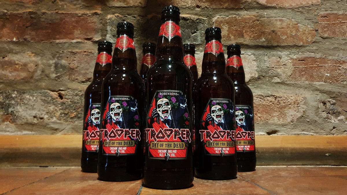 IronMaidenBeer's tweet photo. Don't forget to enter our #WinWithTrooper competition!
Lots of Maiden goodies up for grabs - https://t.co/jBvxHet6nP
#IronMaiden #Trooper #IPA #DayoftheDead #Competition https://t.co/SoPEcOGPjI