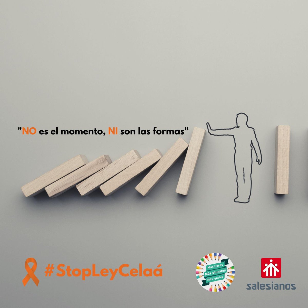 Necesitamos un Pacto Educativo estable en el que quepamos todos. Algo no va bien cuando en las leyes educativas falta el consenso y el diálogo con la comunidad educativa y la sociedad. #StopLeyCelaá 🧡 #MasPlurales @masplurales