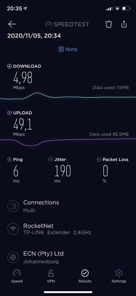 1000/100 Mbps line doing the most <a href="/rocketnetza/">RocketNet</a> <a href="/vumatel/">Vuma</a>
