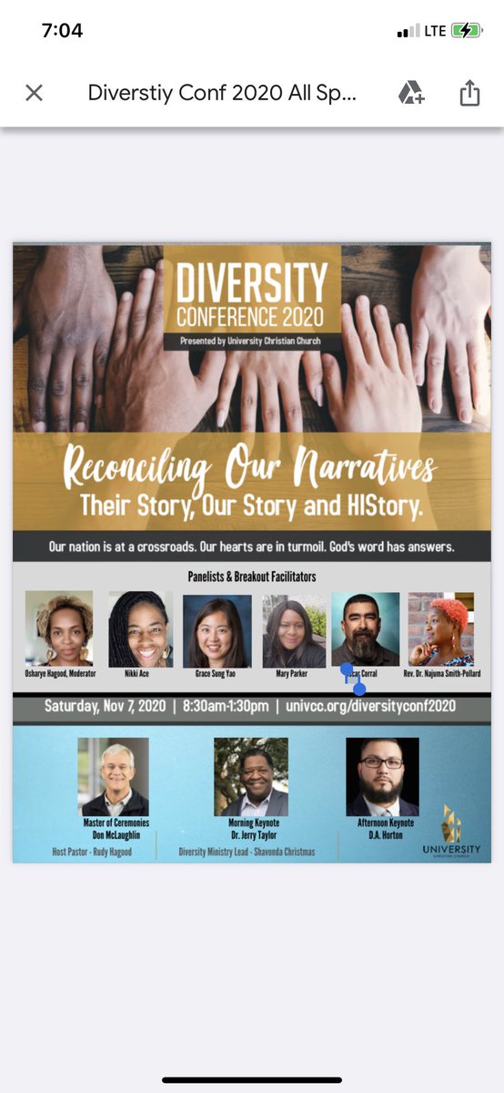 RevJuju's tweet photo. What a great way to welcome in the post-election season. Join us for the UCC Diversity Conference. Registration is still open. 

Registration Website: https://t.co/Eq4cFgYk9X
—
—
#livingonassignment #purposepusher #diversity #postelectionsunday #ucc #faithleadership #pastorju https://t.co/7GurSzNp94