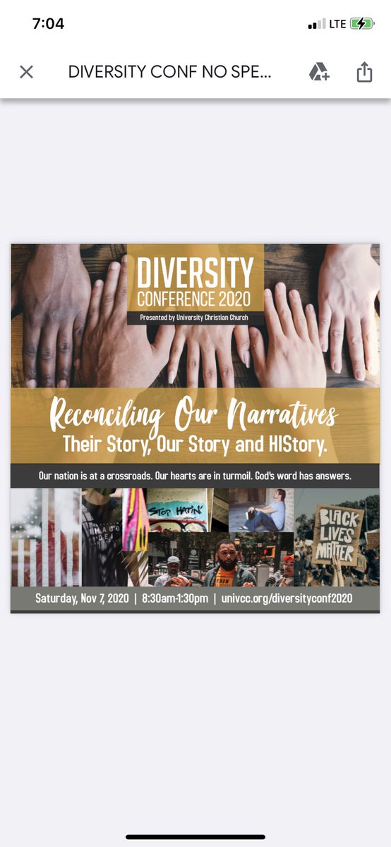 RevJuju's tweet photo. What a great way to welcome in the post-election season. Join us for the UCC Diversity Conference. Registration is still open. 

Registration Website: https://t.co/Eq4cFgYk9X
—
—
#livingonassignment #purposepusher #diversity #postelectionsunday #ucc #faithleadership #pastorju https://t.co/7GurSzNp94
