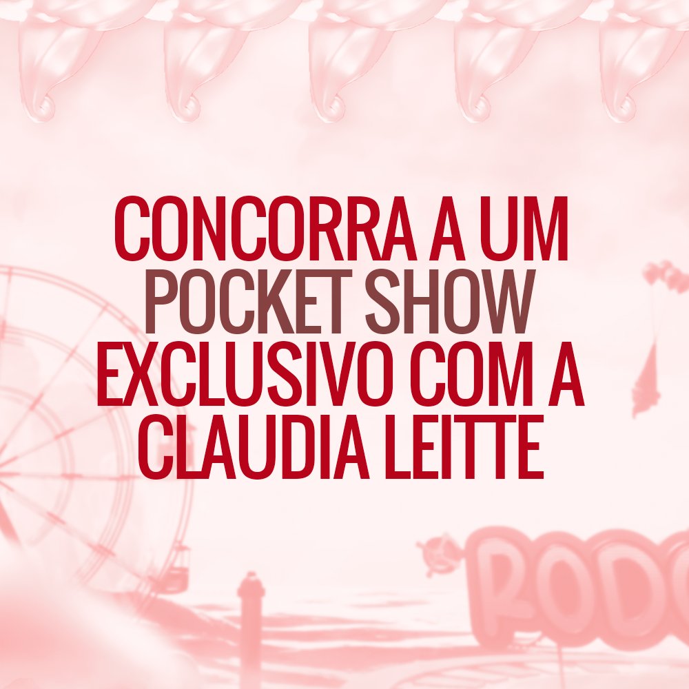 ClaudiaLeitte's tweet photo. Quer participar de um pocket show meu exclusivo, via vídeo chamada? Para concorrer é só fazer o seu pre-save e espalhar pra galera, para desbloquear essa experiência massa! Bora 🤩🤩🤩 https://t.co/AFzFbcPQLE https://t.co/xiRLWZe1VU