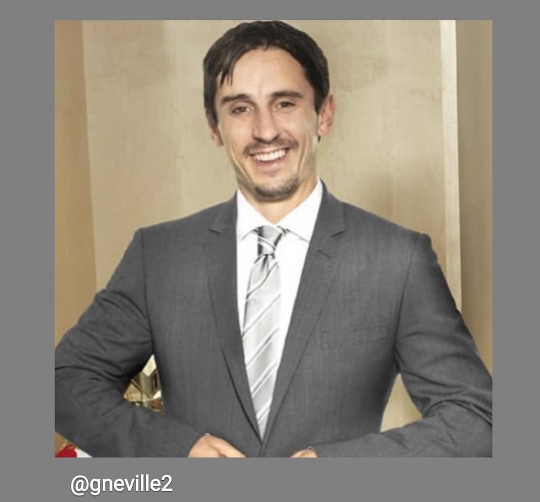 I saw Gary wearing shoes. The Neville wears prada