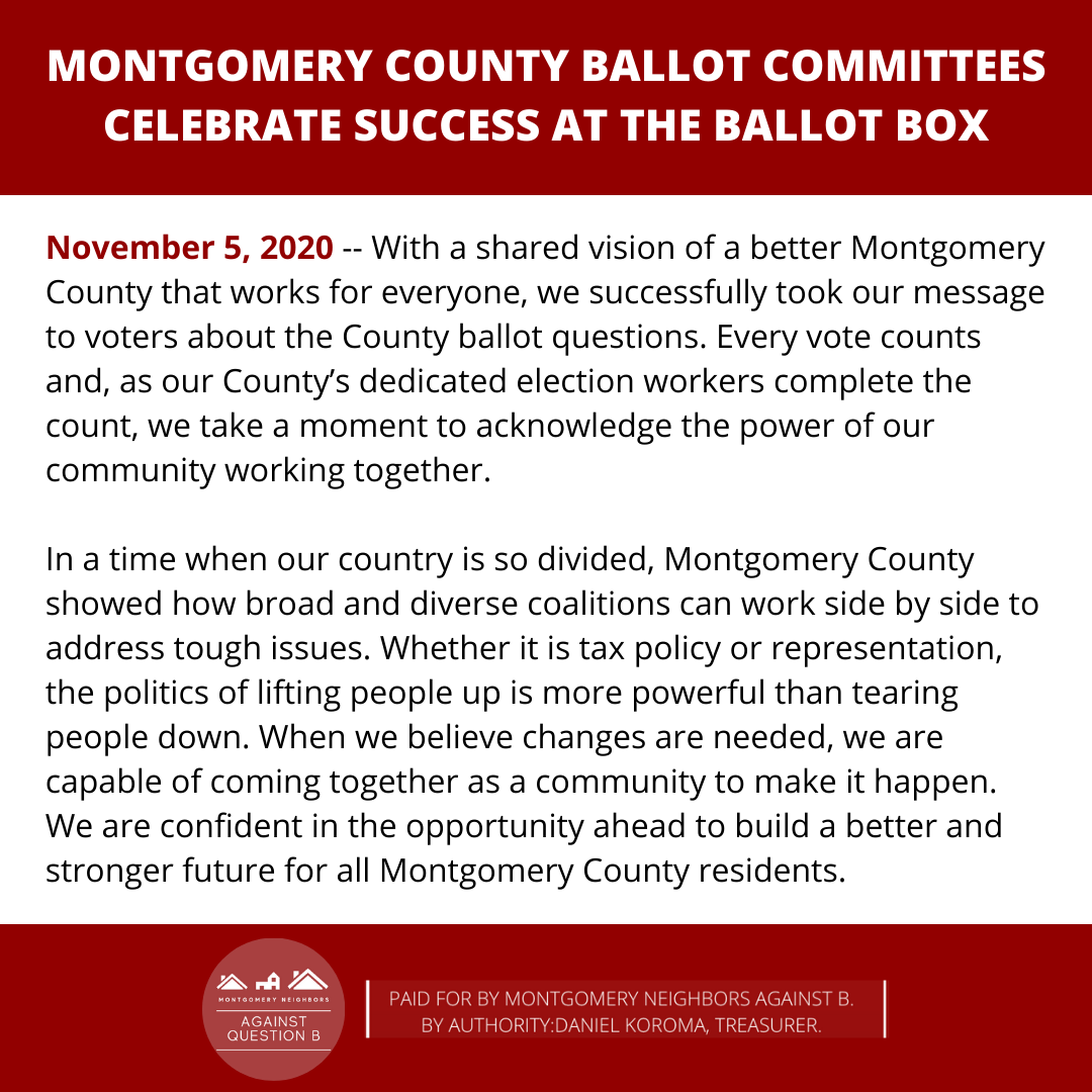 Montgomery Neighbors Against Question B tweet media