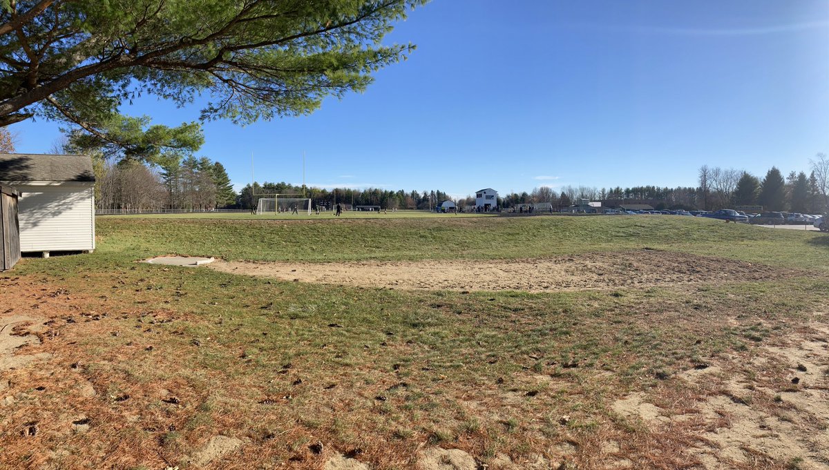 PembrokeFieldOp's tweet photo. Here from facility corner today to watch the PA Girls Soccer team take on MV in the @NHIAA_LOA semifinals!  #GoPA @PembrokeAcademy https://t.co/vG9VrQo0md
