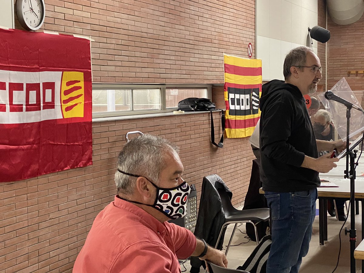RuedaJruedaM's tweet photo. Hoy hemos asistido a la renovación de la SS de @ccooalstom un orgullo de ver compañeros organizándose con conciencia de clase y una gran cantera de grandes sindicalist@s @Industria_CCOO @FICCOOCat @CCOOIndvocccatc @hermajoan @Agmartinccoo @ccoocatalunya https://t.co/dkbbpfmOlU
