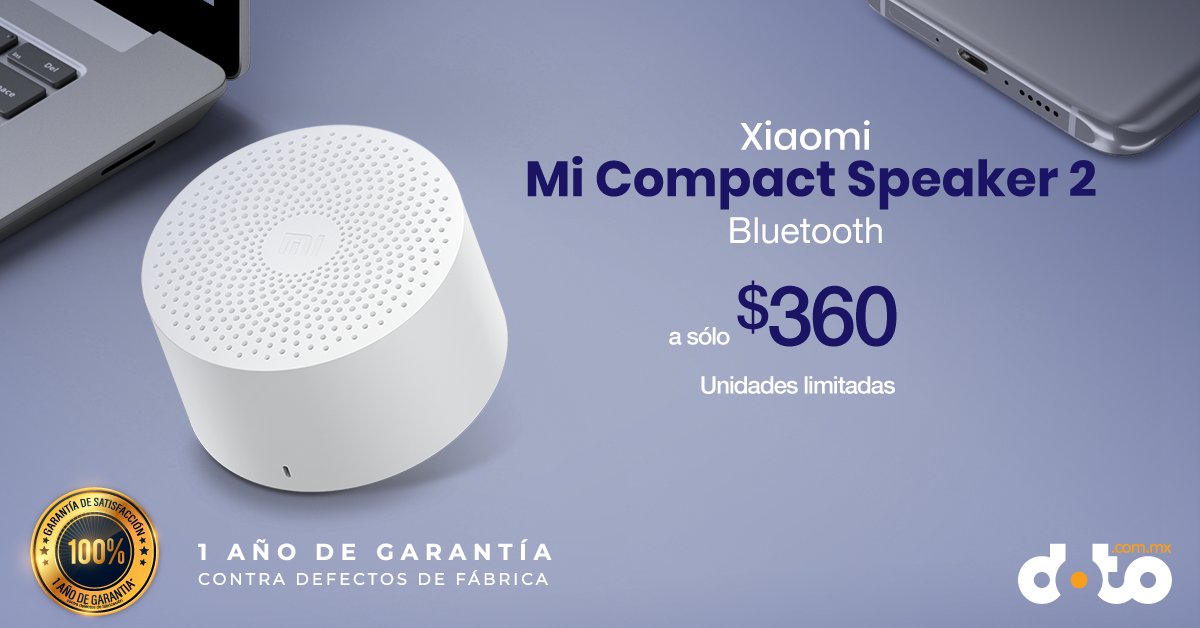 dotomx's tweet image. Empezamos a crecer el ecosistema #Xiaomi, encuentra esta #MiCompactBluetoothSpeaker2 y mucho más dándole click al siguiente enlace:

bit.ly/364Rfgk