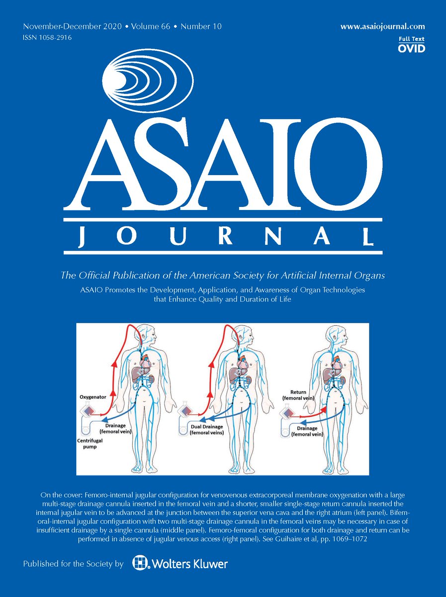asaiojournal's tweet photo. The new issue is online! https://t.co/sVktxtx6IS
#COVID19 #cytokinestorm #VVECMO #VAECMO #ECMO #ARDS #LVAD #CDH #BiPella #HeartFailure #PedsICU #SepticShock #pedsECMO #ArtificialLungs #LungTx #ArtificialKidney #ArtificialOrgans Some articles #FREE https://t.co/VORXAiuquy