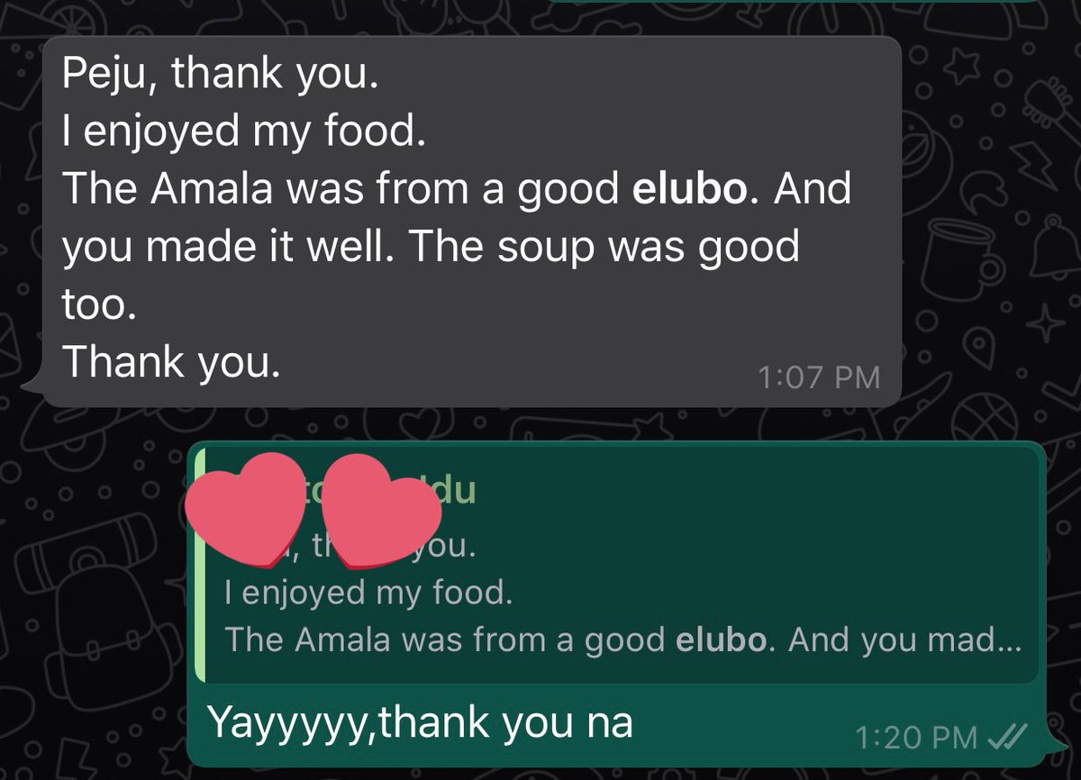 ZuriellesPot's tweet photo. FEEDBACK!!!!!!!!!!
#zuriellespot
#abuja
#foodserviceprovider https://t.co/18SmIVcDC0