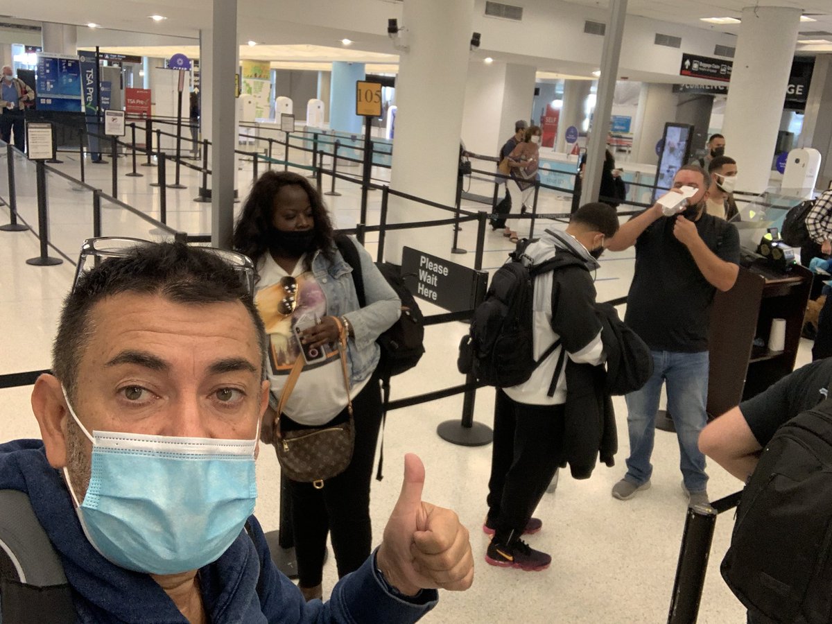 teamamericany's tweet photo. First flight in 6 months Miami to Ny extremely smooth no Lines no issues #timetotravel #travelagain https://t.co/tFvYT225z9