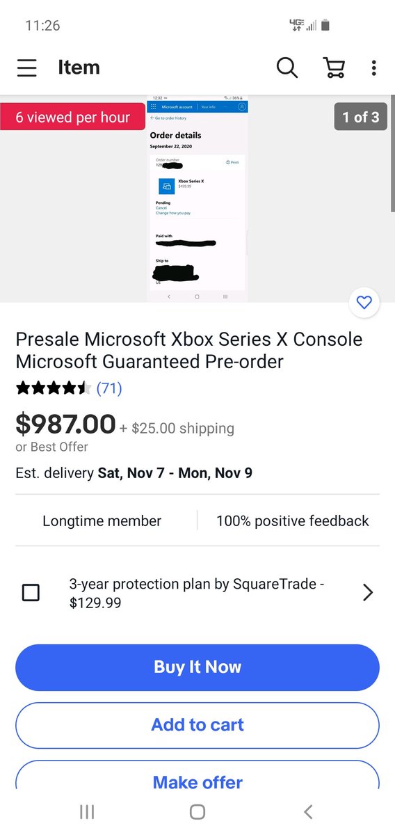 There's no way anyone is going to pay double price for the new Xbox these people are crazy