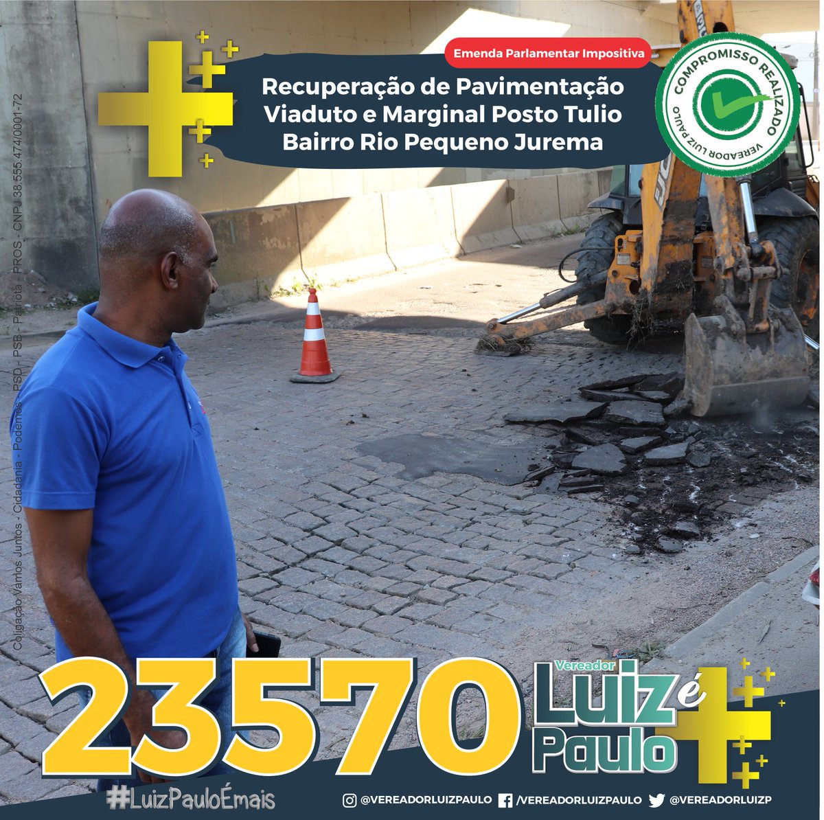 luizpauloSPJ's tweet photo. Um local tão importante de ligação de vários bairros precisava de uma revitalização! Lutei, busquei junto aos órgãos competentes, melhorias nesta trincheira tão movimentada da região
#vereadorluizpaulo #juntoscomluizpaulo #luizpauloémais #vamosjuntos #23570 #23 #ninasinger https://t.co/9ZSFJ3wHAi