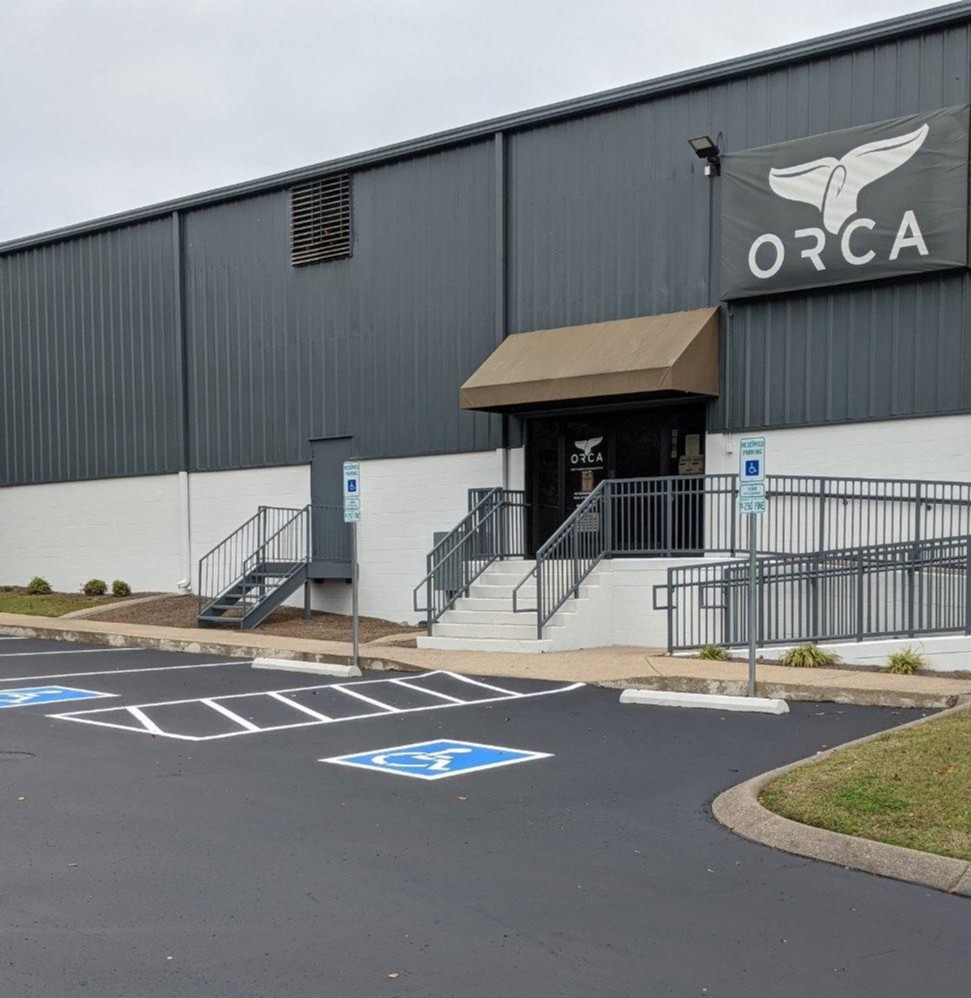 TNcrownpaving's tweet photo. This @orca building’s parking spots are ready for customers! ♿ 🚧  #striping #asphalt #crownpaving #nashvillepaving https://t.co/HXvGG0Adkh