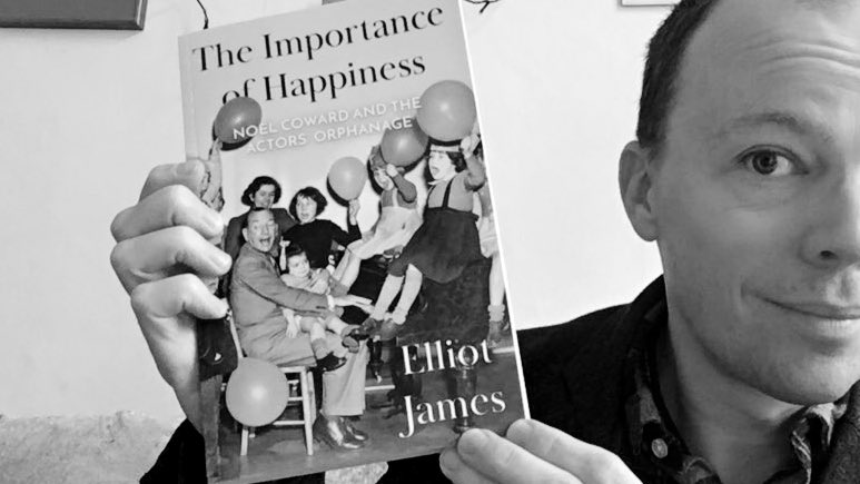 elliotmjames's tweet photo. Lockdown Promotion! The Importance of Happiness. Link in bio! #actorsorphanage #noelcoward #book #theatre #history #showbusiness #ww2 #theblitz #richardattenborough #london #newyork #actorslife #author https://t.co/JP4weHVgnq