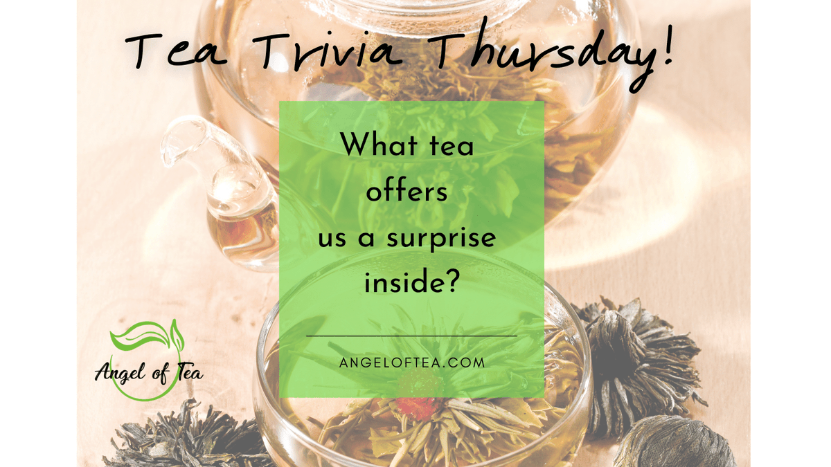 AngelofTea1's tweet photo. * Tea Trivia Thursday! *

#angeloftea #tea #organictea #organicteablends #looseleaftea #loosetea #tealovers #tealoversunite #tealoverforlife #teathriviathursday #thursday

https://t.co/i1rGYqcRHL https://t.co/jkYh2nOrSa