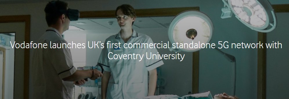 CovUniSim's tweet photo. We are proud to be the academics leading on this healthcare virtual reality teaching resource. 

Teaching students remotely using VR and the first 'commercial standalone 5G network'

@covcampus leading the way with 5G enabled teaching

https://t.co/higlGP9uWu https://t.co/eoHSGiLzQt