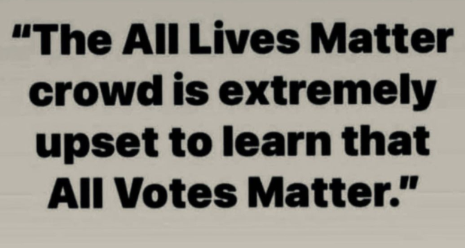 carly's tweet photo. #blacklivesmatter #counteveryvote 👏🏻🗳🇺🇸 https://t.co/E9bPjHNr2m