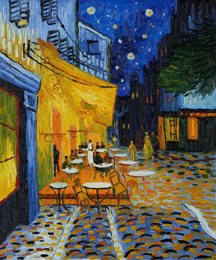 And here is Van Gogh doing the blue and orange thing too in Cafe Terrace at Night ... And Mattise using red and green to make the gold fish stand out (I was going to write 'make the goldfish pop' but that would just be awful and sad!)