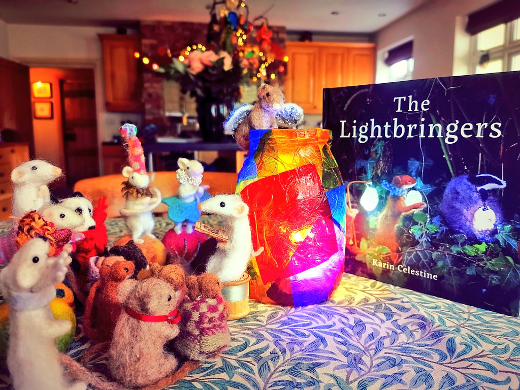 If you leave your little lantern quietly, you might find some small creatures come out and gather round it to read stories. The Lightbringers is a tale of how, in this dark season, the wild woodland animals will gather the light and keep it safe until the spring...