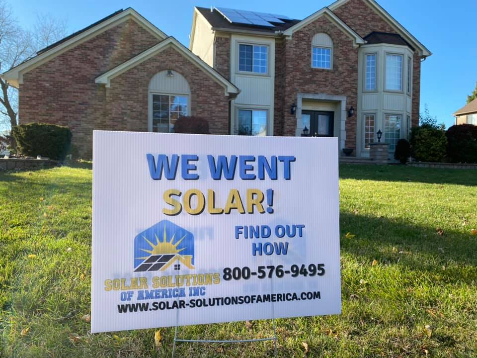 SolarSolutions4's tweet photo. We just installed 46 of our American made solar panels on this beautiful home in Troy! 
This happy customer is definitely going to save money on their electric bill and you can too!
To reduce or eliminate your electric bill, visit https://t.co/GlOXil6Z71 #solarenergy #cleanenergy https://t.co/z0j8dDtFzu