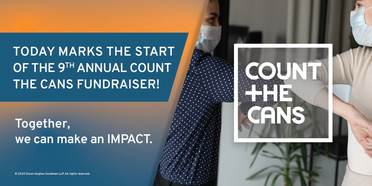 LifeatDHG's tweet photo. Today marks the start of our annual Count the Cans fundraiser! Throughout the month of November, we’ll be raising money for food banks across our footprint that really need our support this year. Together, as #ONEDHG, let's make an IMPACT! https://t.co/4QpLdZPWQQ
