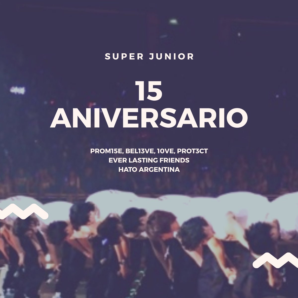 HatoArgentina's tweet image. 5114 días acompañándolos en este largo camino, meses caminando este bello sendero azul zafiro, 15 años repletos de risas y lagrimas de momentos que nos fueron marcando. Esta hermosa historia no acaba. 

#슈퍼주니어 #SUPERJUNIOR 
#15thAnniv_WalkTogether #달려온15주년_손잡고걸을까