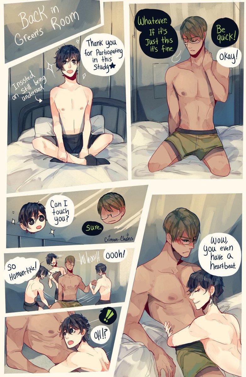 Black just really doesn't understand this situation XD
Green is not used to so much skinship!!!
#amongus
